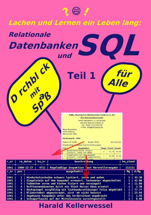 Produktbild: Lachen und Lernen ein Leben lang: Relationale Datenbanken und SQL Teil 1