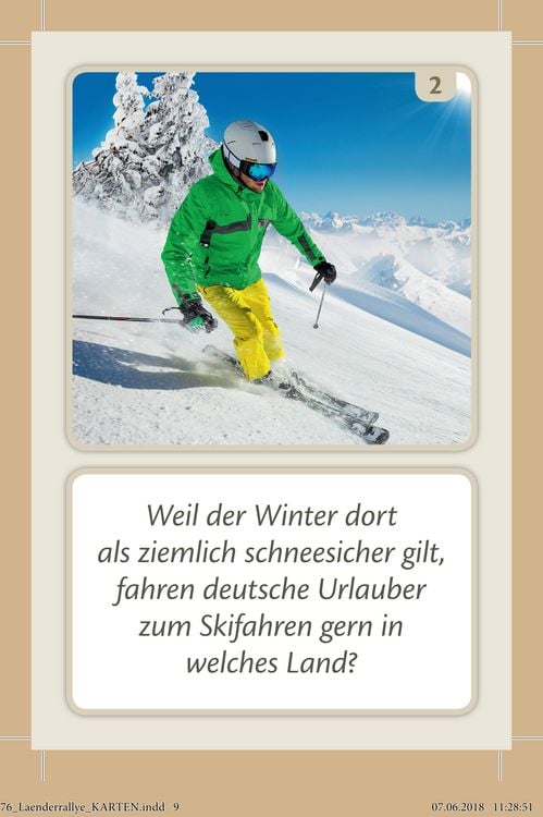 Produktbild: Heitere Quizspiele f&uuml;r Senioren und Seniorinnen: L&auml;nderrallye