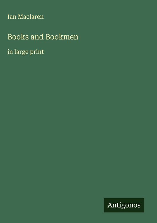 Produktbild: Books and Bookmen