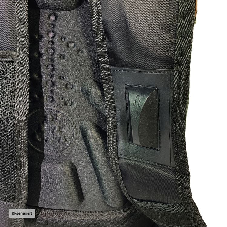 Produktbild: HTI-Living Stylischer Rucksack mit Hartschalen-Optik Ideal f&uuml;r Alltag, Schule und Reisen