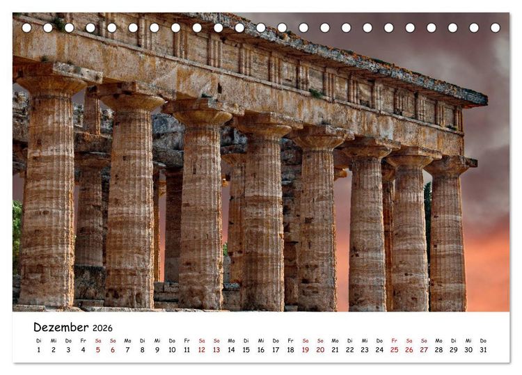 Produktbild: S&uuml;ditalien - Von Kampanien nach Apulien (Tischkalender 2026 DIN A5 quer), CALVENDO Monatskalender