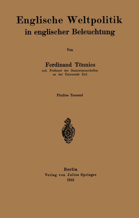 Produktbild: Englische Weltpolitik in englischer Beleuchtung