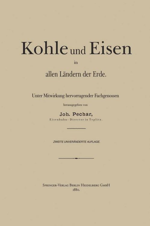 Produktbild: Kohle und Eisen in allen L&auml;ndern der Erde