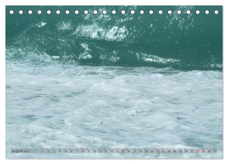 Produktbild: Photo-Art / Ozean (Tischkalender 2027 DIN A5 quer), CALVENDO Monatskalender