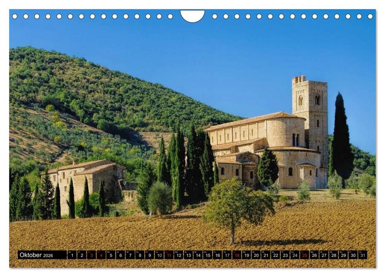 Produktbild: Kirchen in Italien (Wandkalender 2026 DIN A4 quer), CALVENDO Monatskalender