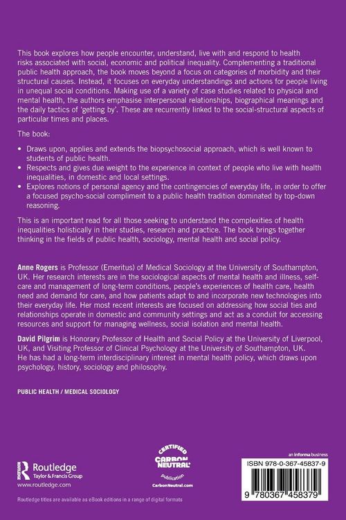 Produktbild: Living with Health Inequalities