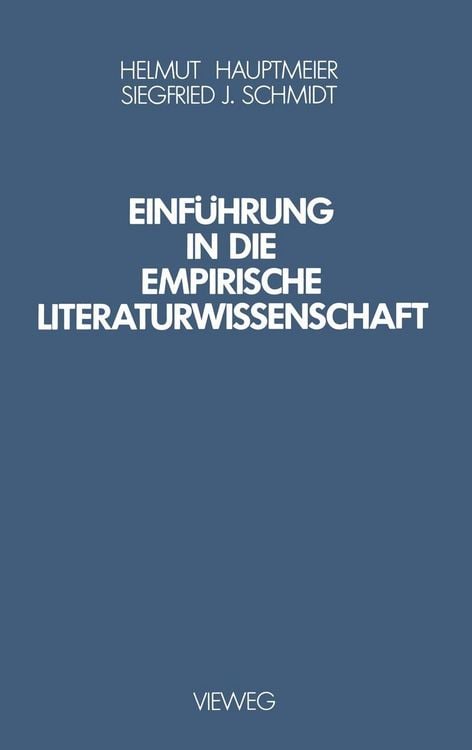 Produktbild: Einf&uuml;hrung in die Empirische Literaturwissenschaft