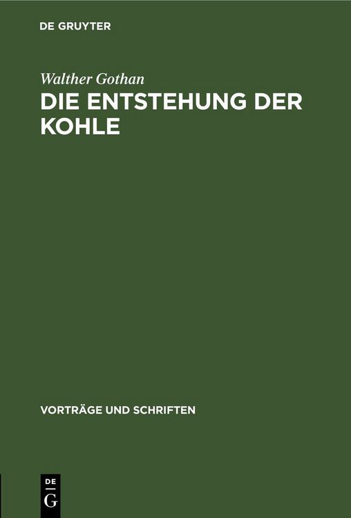 Produktbild: Die Entstehung der Kohle