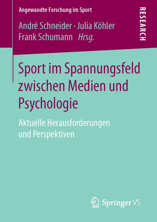 Produktbild: Sport im Spannungsfeld zwischen Medien und Psychologie