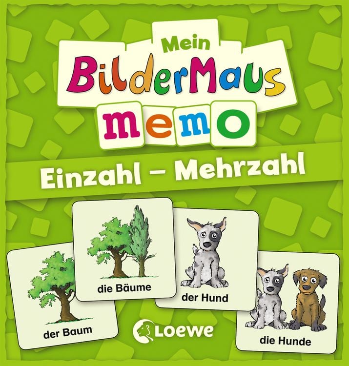 Produktbild: Mein Bildermaus-Memo - Einzahl - Mehrzahl
