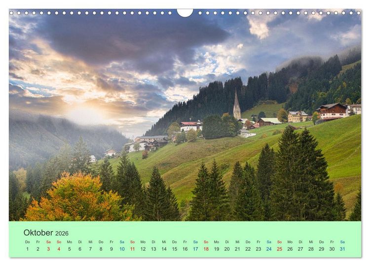 Produktbild: Zauber der Alpen (Wandkalender 2026 DIN A3 quer), CALVENDO Monatskalender