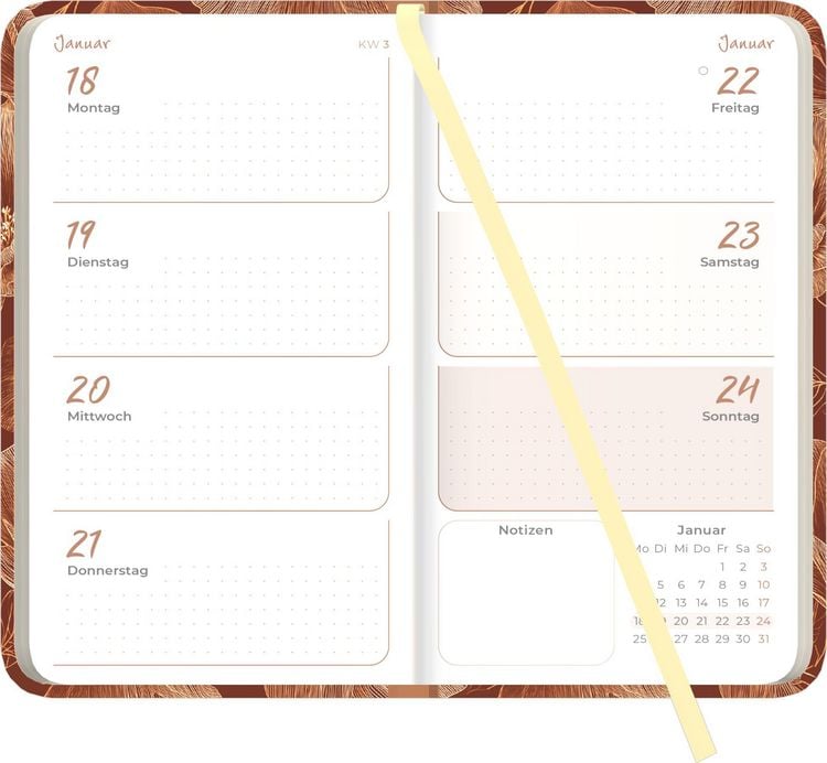 Produktbild: Lady Journal Slim Bl&uuml;tenmeer 2027