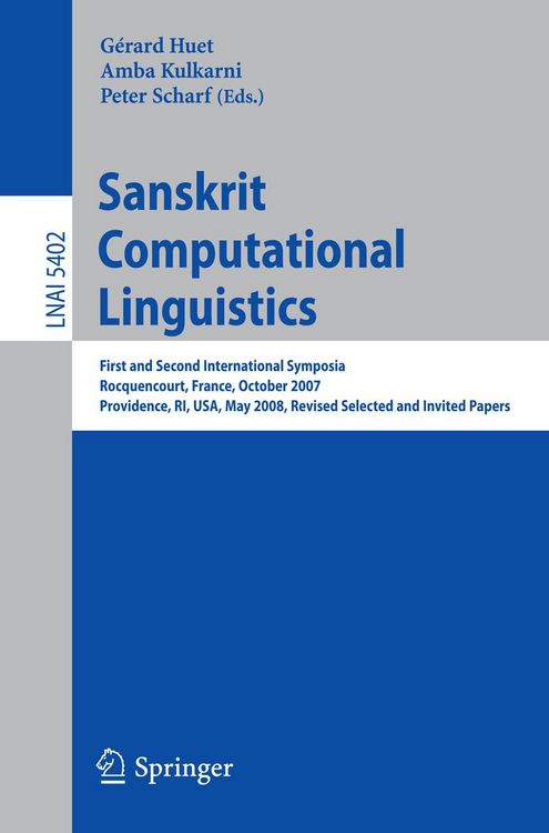 Produktbild: Sanskrit Computational Linguistics
