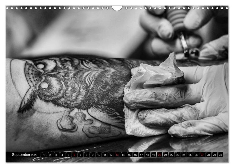 Produktbild: K&ouml;rperkult Tattoo (Wandkalender 2026 DIN A3 quer), CALVENDO Monatskalender