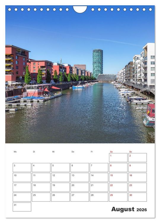 Produktbild: Frankfurt am Main - Impressionen aus der Finanzmetropole (Wandkalender 2026 DIN A4 hoch), CALVENDO Monatskalender