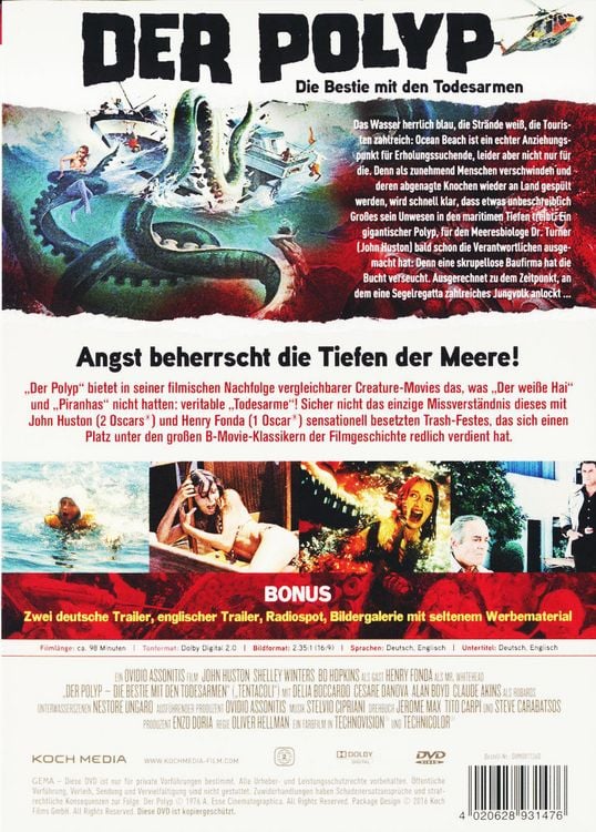 Produktbild: Der Polyp - Die Bestie mit den Todesarmen - Creature Feature #4