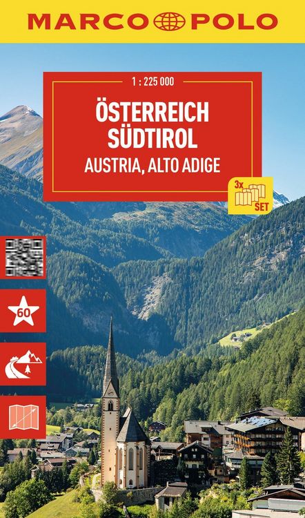Produktbild: MARCO POLO Kartenset &Ouml;sterreich, S&uuml;dtirol 1:225.000