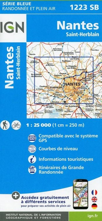 Produktbild: Nantes St.Herblai 1:25 000