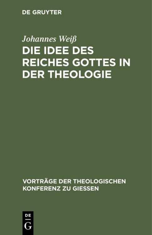 Produktbild: Die Idee des Reiches Gottes in der Theologie