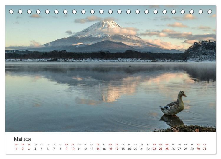 Produktbild: Japanischer Herbst und Laub (Tischkalender 2026 DIN A5 quer), CALVENDO Monatskalender
