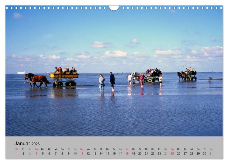 Produktbild: Deutschlands sch&ouml;ner Norden (Wandkalender 2026 DIN A3 quer), CALVENDO Monatskalender
