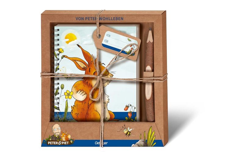 Produktbild: Peter & Piet. Geschenkset Notizbuch & Zweigstift