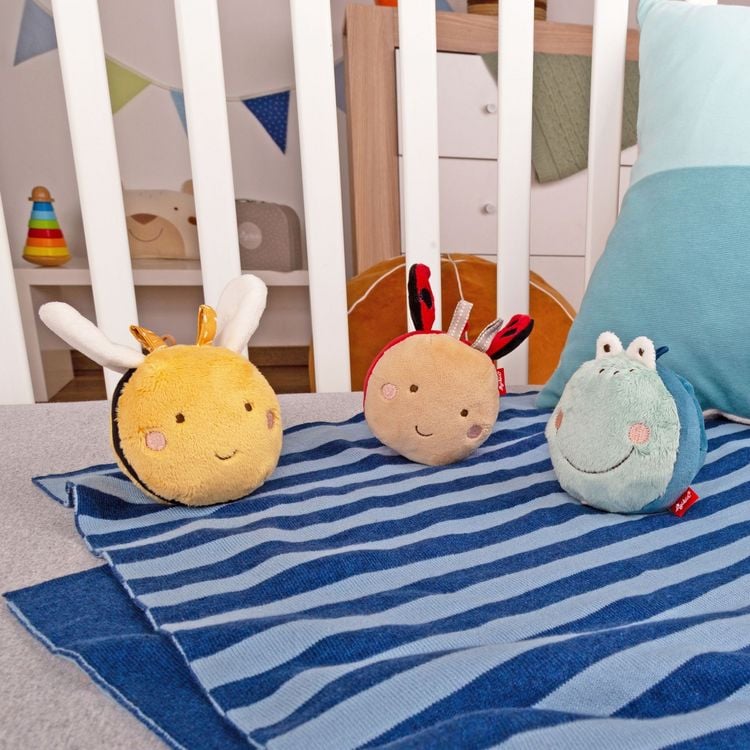 Produktbild: sigikid 42901 - Baby Aktiv Spielball Marienk&auml;fer, Pl&uuml;sch 9 cm, Babyspielzeug