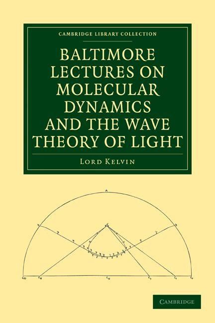Produktbild: Baltimore Lectures on Molecular Dynamics and the Wave Theory of Light