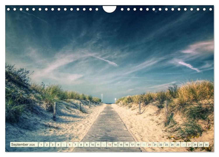 Produktbild: Ostsee - Impressionen (Wandkalender 2026 DIN A4 quer), CALVENDO Monatskalender