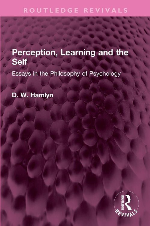 Produktbild: Perception, Learning and the Self