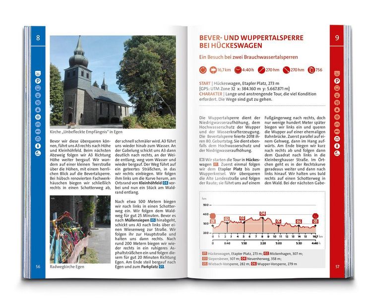 Produktbild: KOMPASS Wanderf&uuml;hrer Bergisches Land, Naturpark zwischen Rhein und Sauerland, 60 Touren