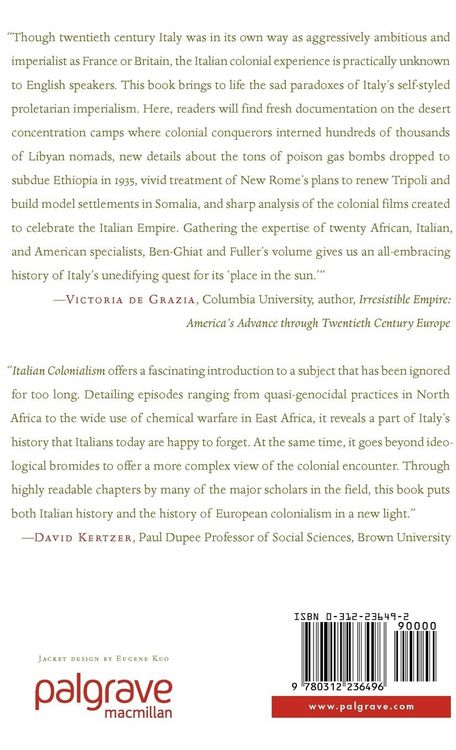 Produktbild: Italian Colonialism