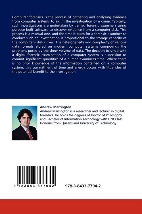 Produktbild: Computer Forensic Profiling