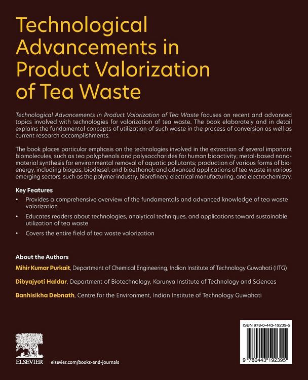 Produktbild: Technological Advancements in Product Valorization of Tea Waste