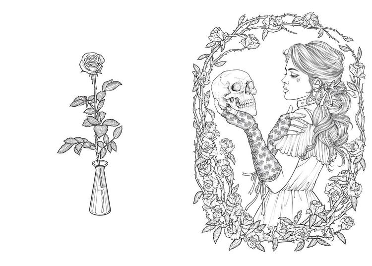 Produktbild: Goth Colouring Bk Pb