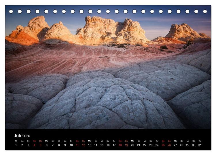 Produktbild: USA Desert Dreams (Tischkalender 2026 DIN A5 quer), CALVENDO Monatskalender