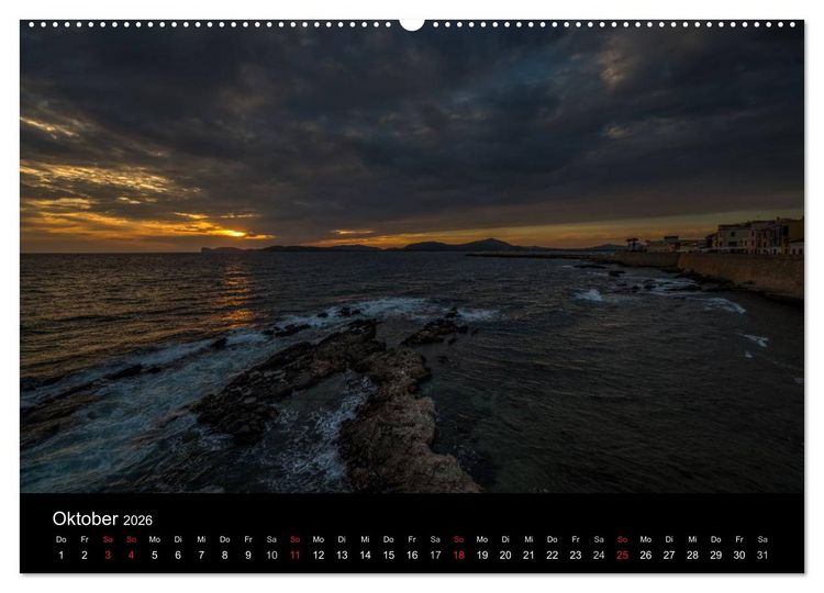 Produktbild: Sardinien - die sch&ouml;nsten Emotionen der Insel (hochwertiger Premium Wandkalender 2026 DIN A2 quer), Kunstdruck in Hochglanz