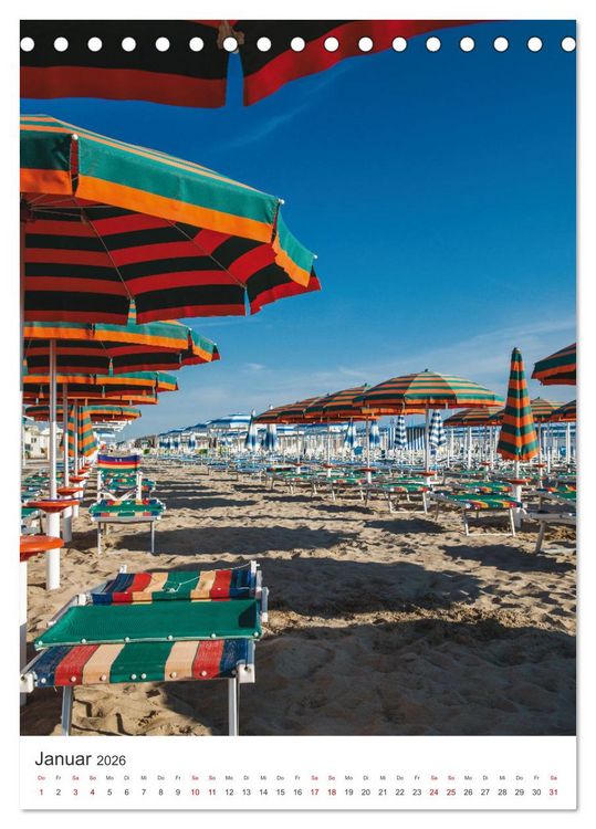 Produktbild: Rimini Die italienische Adriak&uuml;ste (Tischkalender 2026 DIN A5 hoch), CALVENDO Monatskalender