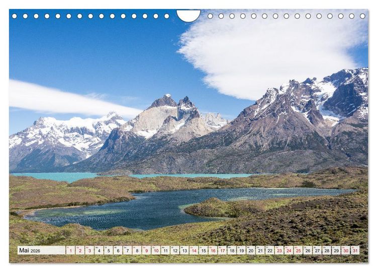 Produktbild: Chile - Facetten landschaftlicher Vielfalt (Wandkalender 2026 DIN A4 quer), CALVENDO Monatskalender