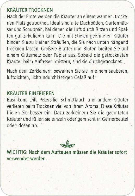 Produktbild: Blatt & Bl&uuml;te Kr&auml;utergl&uuml;ck - 50 Tipps