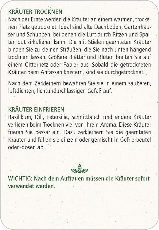 Produktbild: Blatt & Bl&uuml;te Kr&auml;utergl&uuml;ck