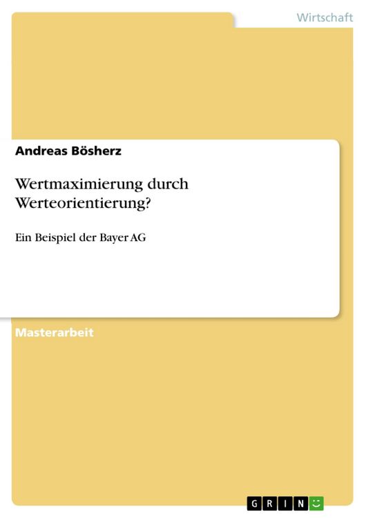 Produktbild: Wertmaximierung durch Werteorientierung?