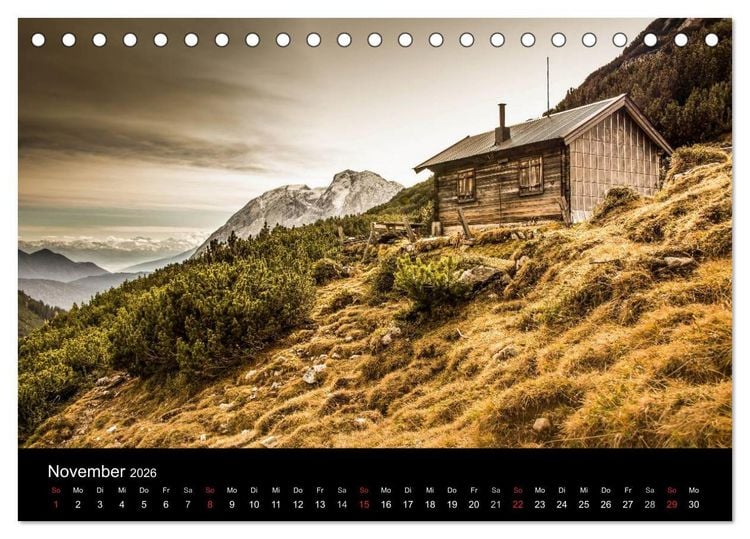 Produktbild: Bergpixel "H&ouml;henrausch und Leidenschaft" (Tischkalender 2026 DIN A5 quer), CALVENDO Monatskalender
