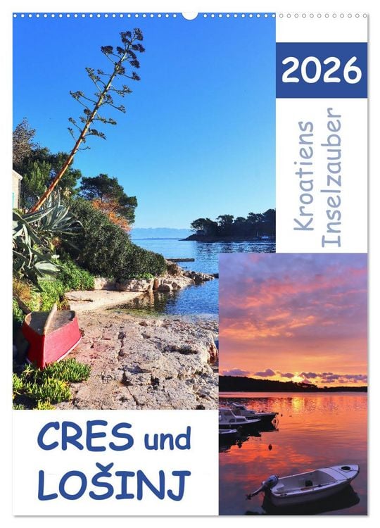 Produktbild: Kroatiens Inselzauber, Cres und Losinj (Wandkalender 2026 DIN A2 hoch), CALVENDO Monatskalender