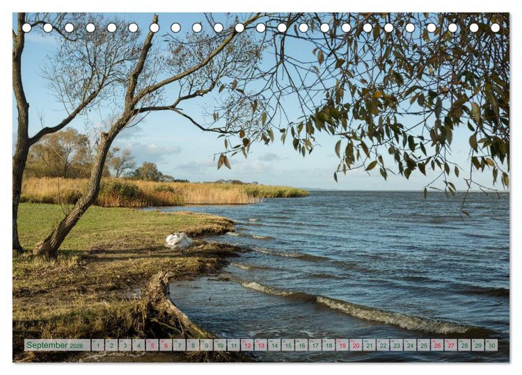 Produktbild: Mecklenburg Vorpommern - Wasser und Meer (Tischkalender 2026 DIN A5 quer), CALVENDO Monatskalender