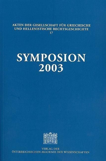 Produktbild: Symposion 2003