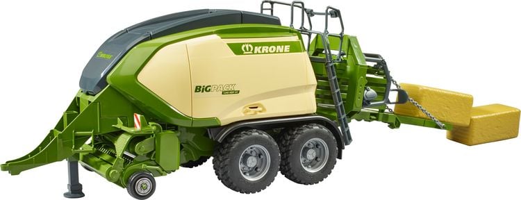 Produktbild: bruder 02033 Krone BiG Pack 1290 HDP VC mit 2 Quaderballen