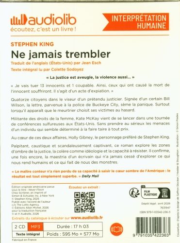 Produktbild: Ne jamais trembler