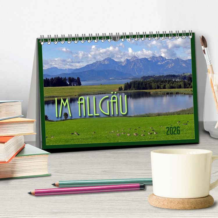 Produktbild: Im Allg&auml;u (Tischkalender 2026 DIN A5 quer), CALVENDO Monatskalender