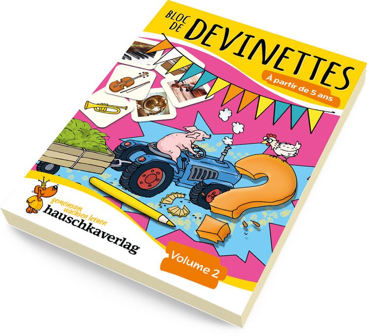 Produktbild: Bloc de casse-t&ecirc;tes et livre activite 5 ans - Tome 2 : Des &eacute;nigmes color&eacute;es pour la maternelle - cahier activite 5 ans labyrinthe, sudoku, etc pour